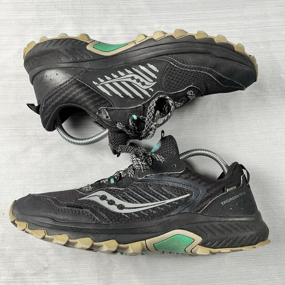 Saucony Excursion TR15 GTX Women’s Size 9.5 Black Running Fitness Shoes S10672-1